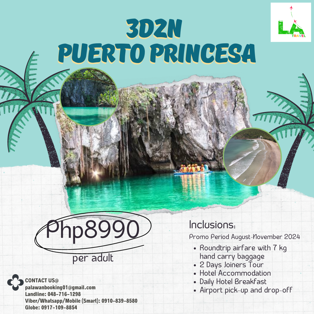 3D2N PUERTO PRINCESA